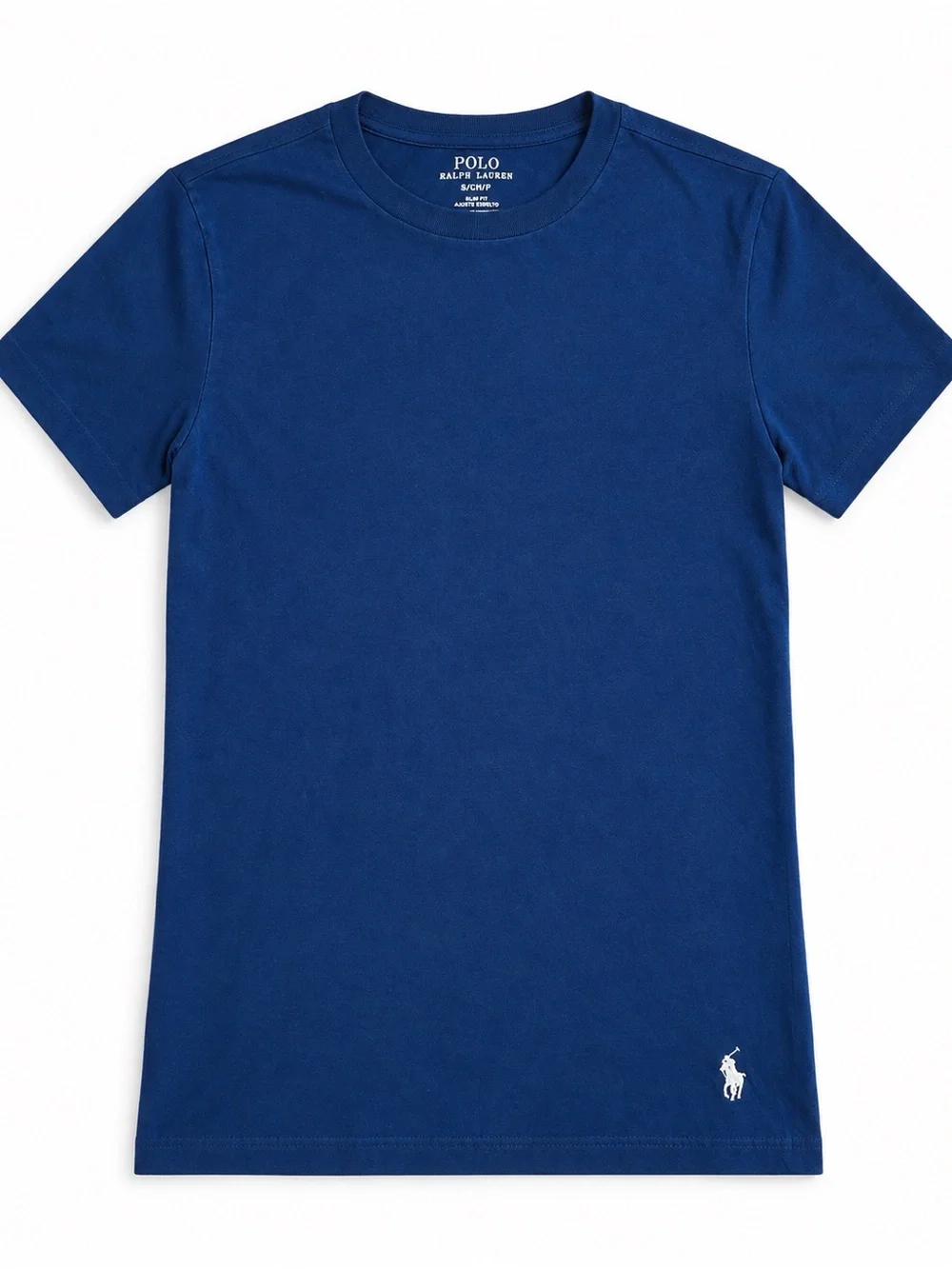 Polo by Ralph Lauren Solid Navy Crewneck Tee